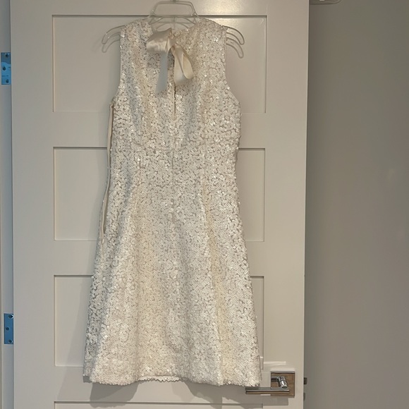 NWT white sequin dress - Picture 2 of 3